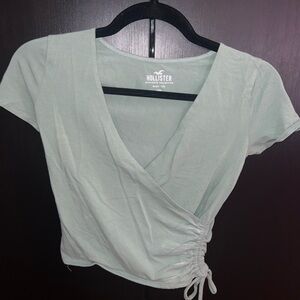 Hollister Cropped Wrap Tee